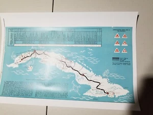 1950 s Cuba Tourist Map (18  x 10  Copy) - Picture 1 of 1