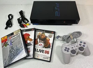 PlayStation 2 PS2 Fat Console Bundle SCPH-30001 Cont. 3 Games Tested - Works - Picture 1 of 15