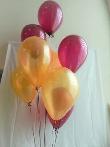 Globos de Borgoña Globos de Oro Globo de Graduación Oro y Látex de Borgoña - Imagen 1 de 4
