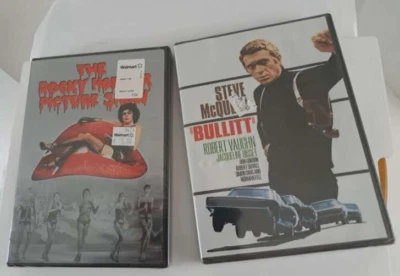 Rocky Horror Picture Show Tim Curry & Bullitt Steve McQueen DVDs sealed 2 set - Image 1 of 4
