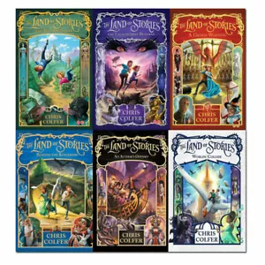 NIB New LAND OF STORIES Completed Series Book Set 6 Chris Colfer Box Set - Imagen 1 de 6