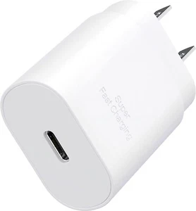 25W USB C Fast Wall Charger Type C Charger Block For Samsung Galaxy S23/22/21/20 - Picture 1 of 9