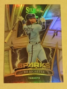 2022 Panini Select Sparks Silver Prizms Holo Bo Bichette Insert #SP-9 Blue Jay's - Bild 1 von 4