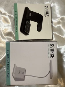Source Electronic 3 In 1Charging Station  &￼ charging desk lamp (2 Items) - Picture 1 of 7