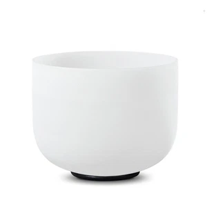CVNC 432Hz 12 "C Frosted Root Quartz Crystal Singing Bowl Chakra for Sound Bath - Picture 1 of 7