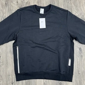 Sudadera Nike Edición Estándar Talla Mediana Para Hombre Negra Dri Fit Baloncesto Cuello Redondo - Imagen 1 de 18