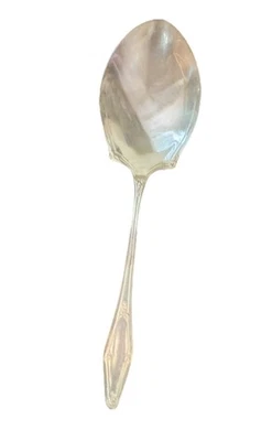 CUCHARA PARA SERVIR HOLMES & EDWARDS PLATEADA Patrón Floral Hojas Vides Foto 1 de 4