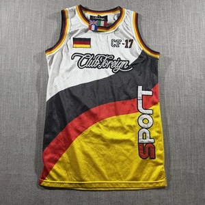 Club Foreign Germany Sport Jersey Mens Medium Black Red Yellow Basketball CF-17 - Picture 1 of 8