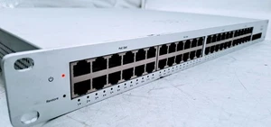 48-portowy przełącznik Cisco Meraki MS220-48LP-HW 48 portów do montażu w szafie Gb Ethernet SFP -nieodebrany - Zdjęcie 1 z 5