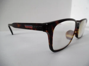 Gucci Havana Braun Eckig/Rechteckig Brille GG0826O 005 55 16 145 - Bild 1 von 2