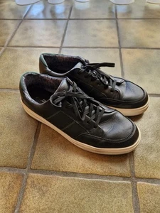 Aldo Herren Sneaker Schuhe Leder Schwarz Mode Fashion Frühling/Sommer Gr. 45 - Picture 1 of 15
