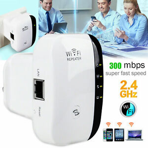 Lot 300M WiFi Extender Wireless-N AP Range 802.11Network Repeater Signal Booster