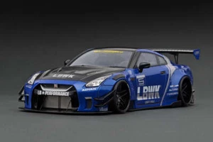 Modelo encendido IG2340 1/18 LB-FUNCIONA Nissan GT-R R35 tipo 2 azul modelo coche - Imagen 1 de 6