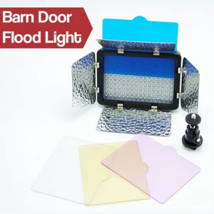 LSP Photography LED Barn Door Flood Light 4 Color Filters for Photo Video Studio - Picture 1 of 1