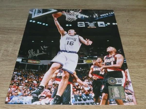 Autógrafo fotográfico firmado por Peja Stojakovic de los Sacramento Kings 8x10 Beckett BAJO CERTIFICADO DE AUTENTICIDAD 1A - Imagen 1 de 4