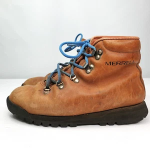 Vintage Merrell Venture Damen 6,5 hellbraun Leder Wander/Bergsteiger Stiefeletten - Bild 1 von 12