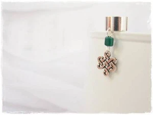 Celtic Ear Cuff Endless Knot Ear Cuff Elven Cuff No Pierce Earring Woodland Elf - Picture 1 of 11