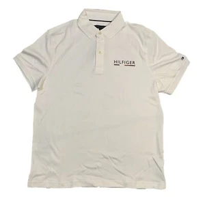 Polo Shirt uomo Tommy Hilfiger maniche corte (media, bianco neve) - Foto 1 di 1