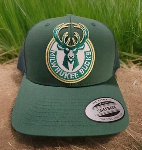Bucks NBA Hat Cap Patch, New Era, 47 Brand, Lakers, Bulls, Nets, Celtics - Picture 1 of 5
