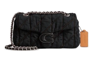 ❤️ Bolso de hombro Coach almohada Tabby 18 Mini V5/Vintage púrpura C3880 - Imagen 1 de 4