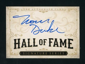 Norm Duke PBA Professional Bowling Hall of Fame signierte Sammelkarte E27614 - Bild 1 von 2