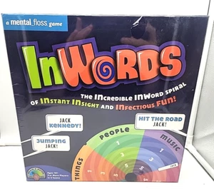 InWords Game by Mental Floss; 2+ Players, Ages 10+ NEW, FACTORY SEALED - Picture 1 of 5