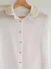 Exquisite Top Shirt Blouse With Elegant Decoration Paccio 12 Uk New With Tags