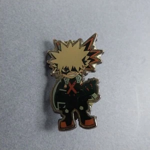 Katsuki Bakugo Anime My Hero Academia Hat Jacket Lapel Pin - Picture 1 of 2