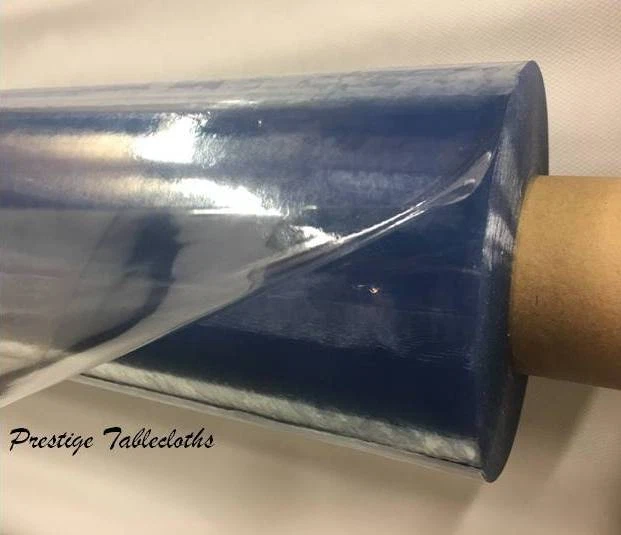 Crystal Clear PVC Vinyl Wipe Clean Tablecloth - PREMIUM QUALITY - ALL SIZES - Image 1 of 1