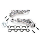 1986-1993 Mustang 5.0L 1-5/8 BBK Shorty Exhaust Headers Polished Silver Ceramic