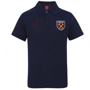 West Ham United FC Mens Polo Shirt Crest OFFICIAL Football Gift - Picture 1 of 23