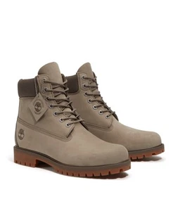 Men's Timberland 6 IN Lace Waterproof Olive Nubuck (TB0A41MW E08) - 14 - Picture 1 of 1