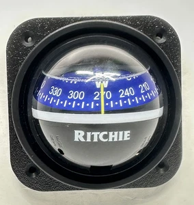 Ritchie V-537B Explorer Compass Bulkhead Mount Blue Dial - Bild 1 von 23