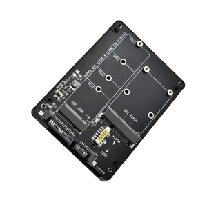 1PCS New Adapter Card Supports 80mm, 60mm, 42mm, and 30mm M.2 NGFF SSDs - Afbeelding 1 van 16