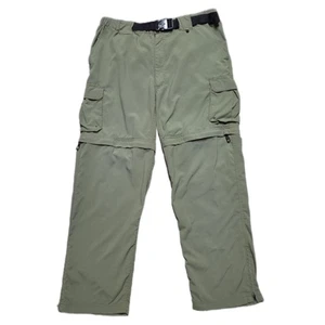 Boy Scouts Switchback Uniform Pants Mens M 30" Green BSA Convertible Nylon - Picture 1 of 19