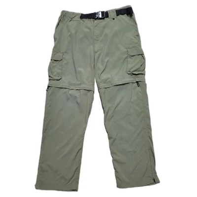 Boy Scouts Switchback Uniform Pants Mens M 30" Green BSA Convertible Nylon - Image 1 of 4