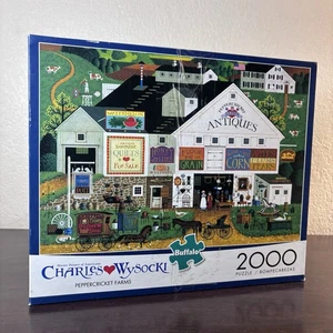 RARE Charles Wysocki 2000 Piece Puzzle Peppercricket Farms Pre-owned Complete - Picture 1 of 12
