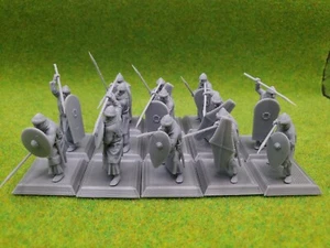 Reconquer miniature Medieval 28mm Moorish Spearmen Unit Infantry - Picture 1 of 9