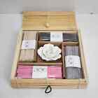 Rose Shaped Stick Incense Set for Meditation Chinese Buddhist Relaxation Kit