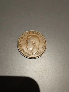 1950 Australian Penny King George VI Old Vintage Coin Vintage Pre Decimal Coins - Picture 1 of 2