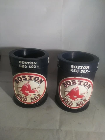 Vintage 2004 Boston Red Sox Koozies Painted 3D Rigid Rare...Preowned Cover