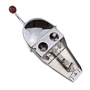 Single Lever Engine Control Teleflex Morse MT2 MT3 33C Style Replacement Silver - Picture 1 of 11