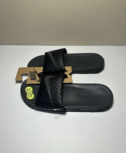 Nike Benassi Solarsoft Men's Size 15 Slides Sandals Black Anthracite 705474-091 - Picture 1 of 4