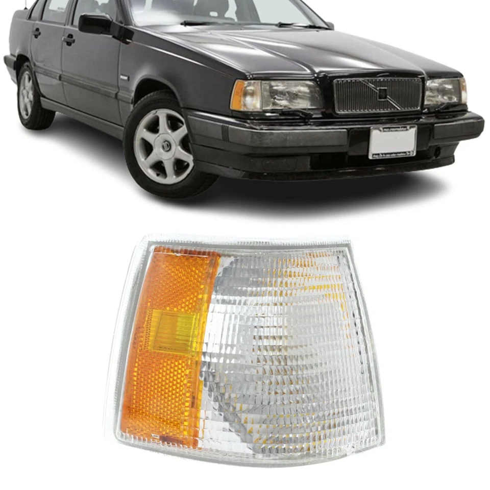 For 1994-1997 Volvo 850 Corner Light Assembly Without Bulb Passenger Side Foto 1 de 4