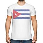 CUBA SCRIBBLE FLAG MENS T-SHIRT TEE TOP GIFT CUBAN FOOTBALL