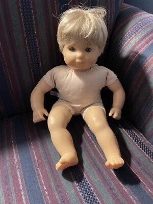 American Girl Blond Hair with Blue eyes Bitty Baby Toddler Boy Doll - Image 1 of 4