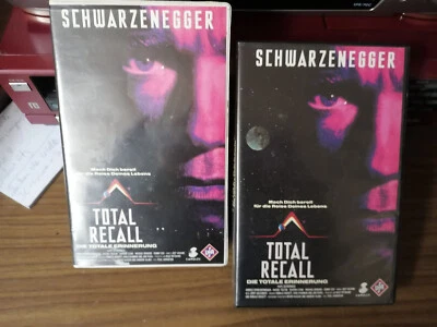 VHS Rarität: ARNOLD SCHWARZENEGGER in TOTAL RECALL (1990) UNCUT AB 18 - Bild 1 von 4
