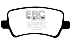 EBC Redstuff Rear Brake Pads for Volvo V60 2.0 Turbo T5 (2010 on) - Picture 1 of 1