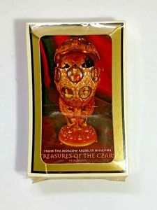 Modern Playing Card Deck Faberge Moscow Kremlin Museum Czars Treasures Souvenir - Picture 1 of 3