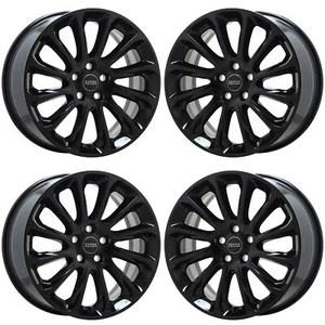 20" Land Rover Range Rover Gloss Black wheels rims Factory OEM 72317 EXCHANGE - Picture 1 of 8